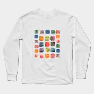 watercolor palette Long Sleeve T-Shirt